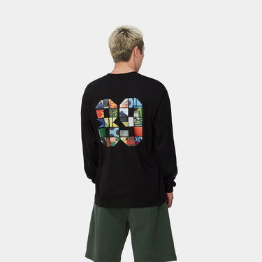Tričko Carhartt WIP Machine 89 Graphic Long Sleeve T-Shirt Čierna | I033674_9, 3