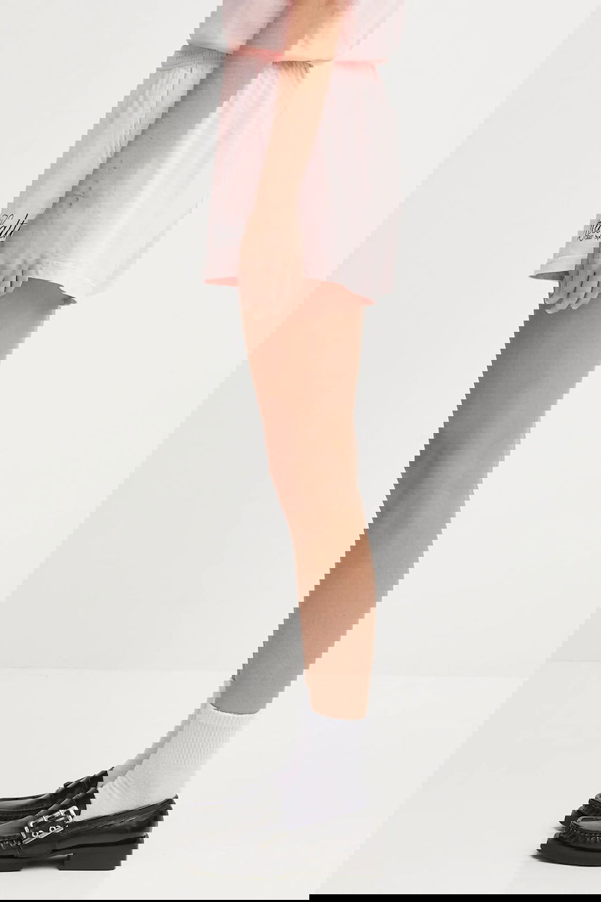 Šortky Sporty & Rich Sporty & Rich Health Script Disco High-Waisted Shorts Ružová | SH037620078P140, 1