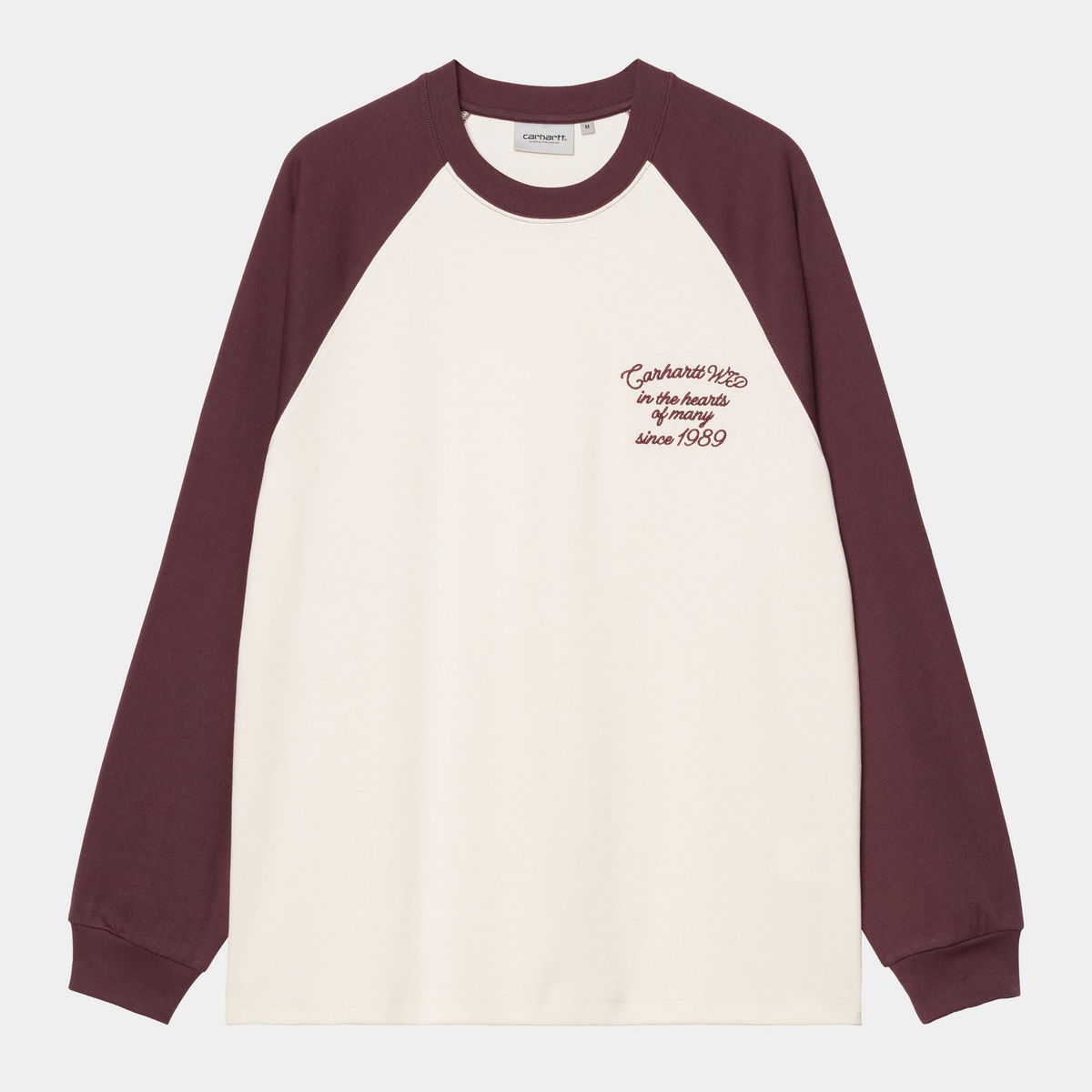 Tričko Carhartt WIP Carhartt WIP Alston Long Sleeve T-Shirt Vínová | I035444_18, 0