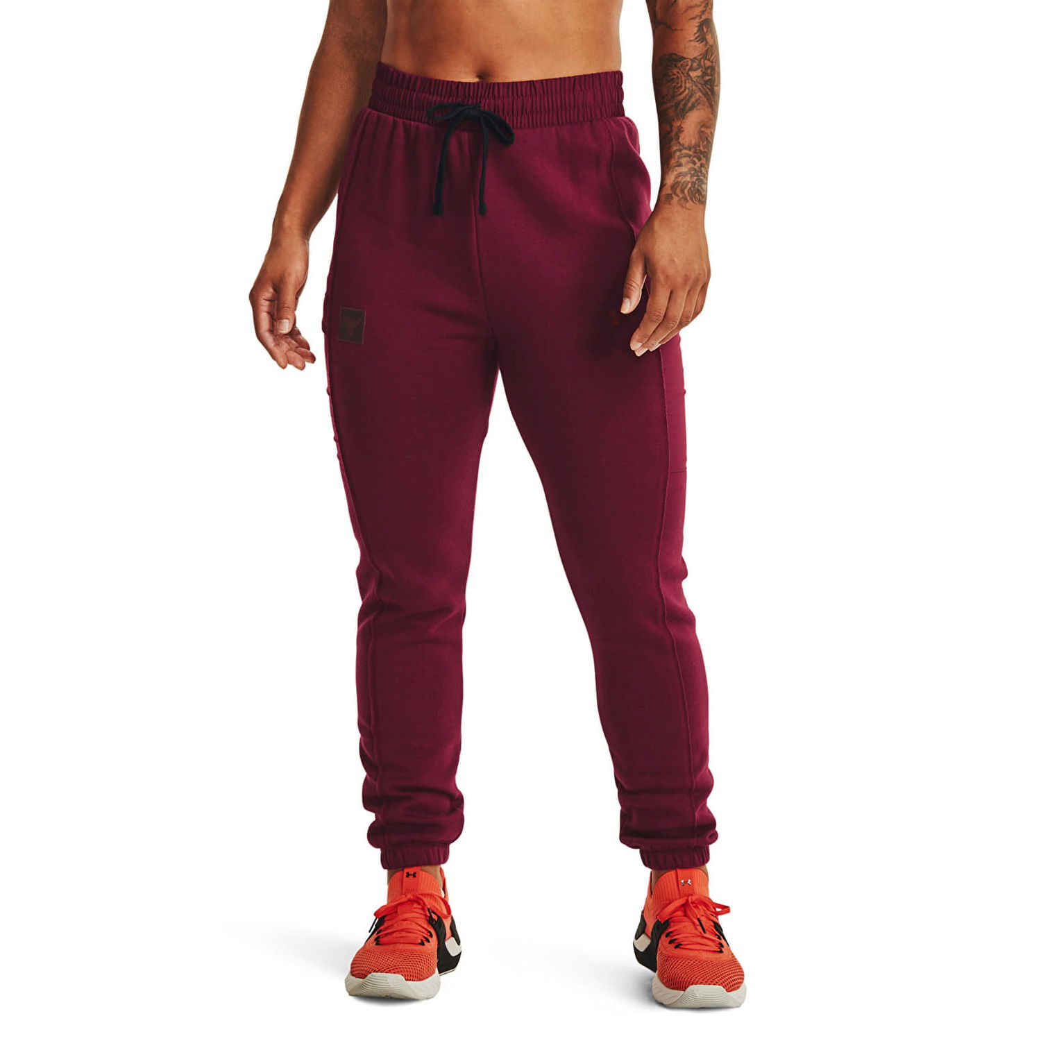 Tepláky Under Armour Prjct Rock Fleece Pant Red Vínová | 1365990-626, 0
