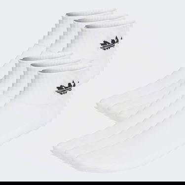 Ponožky adidas Originals Mid Ankle Socks –⁠ 6 pack Biela | IJ5627, 0