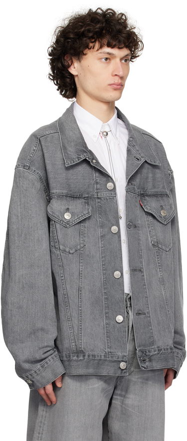 Bunda Junya Watanabe Junya Watanabe Levi's Edition Garment Treated Denim Jacket Šedá | WO-J203-051, 1