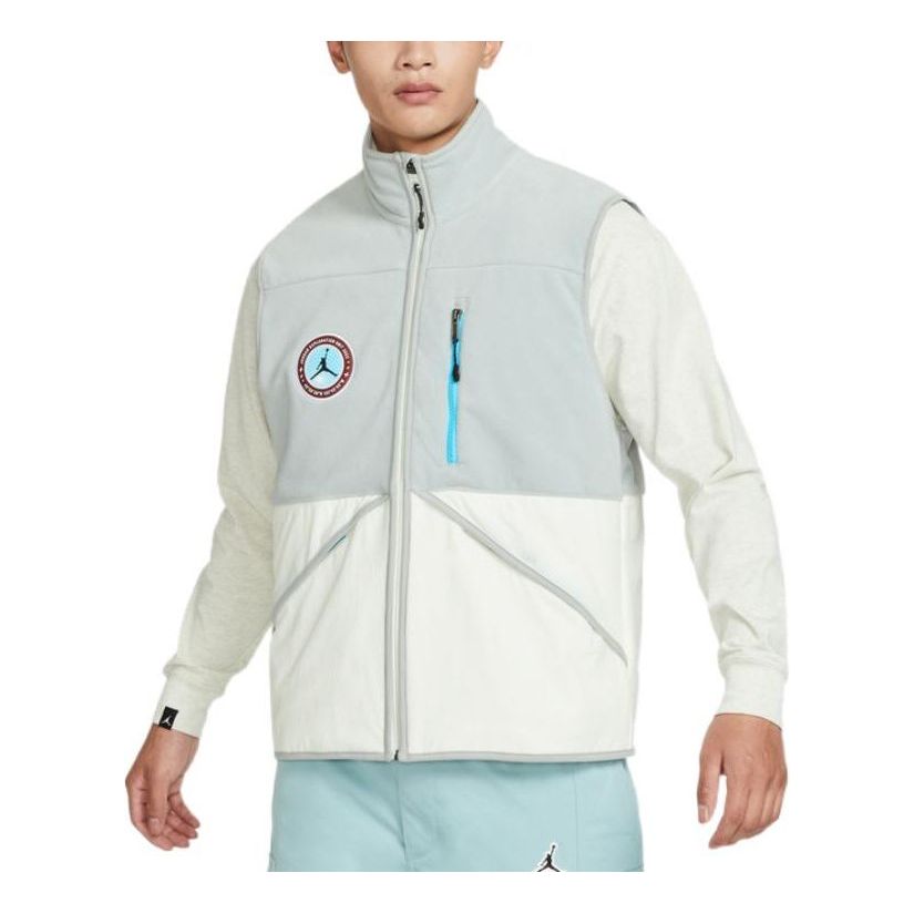 Vesta Jordan Air Jordan Loose Contrast Stitching Vest Šedá | FB1907-133, 0