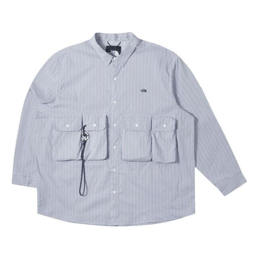 Košeľa The North Face Long Sleeve Stripe Shirt Modrá | NF0A885K-QHO, 0