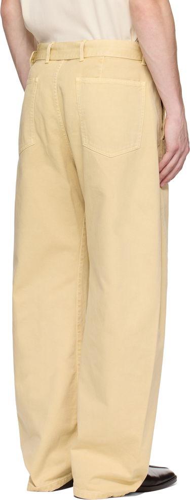 Nohavice LEMAIRE Lemaire Twisted Belted Trousers Žltá | PA326 LD1045, 2