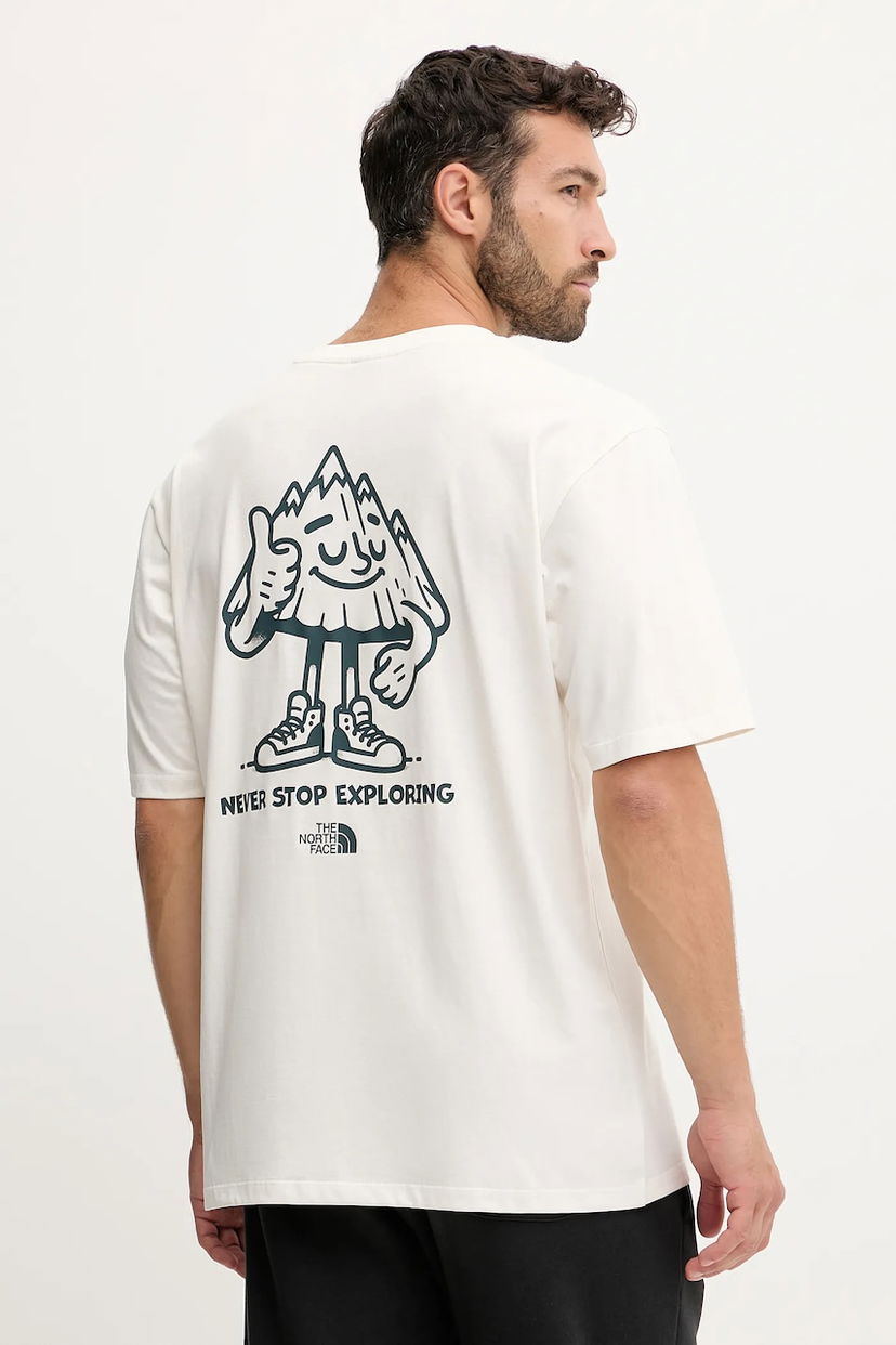 Tričko The North Face Cotton Mountain Fun Graphic T-Shirt Biela | NF0A8F2NQLI1