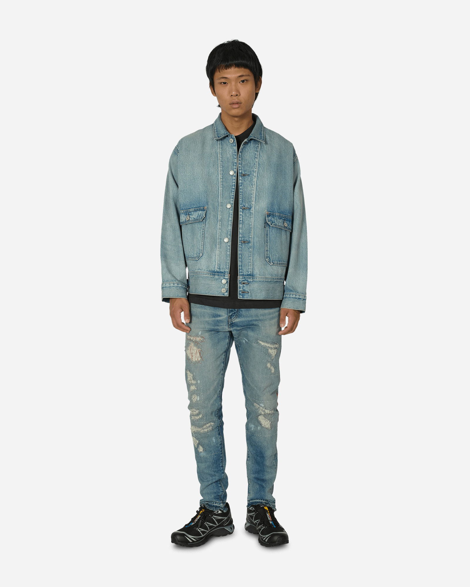 Made in Japan Utility Trucker Jacket Blue