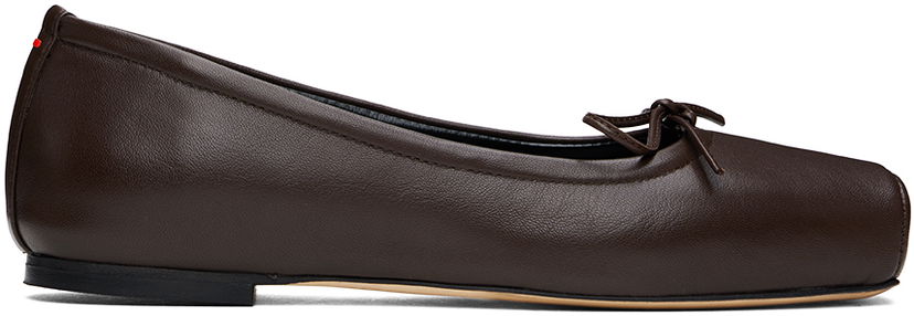 Oblečenie Aeyde Aeyde Gabriella Ballerina Flats Hnedá | A11-FL-GBRS08FL26-SS24-953-007