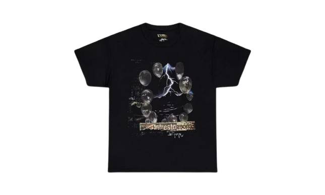 Tričko Cactus Jack by Travis Scott Travis Scott Utopia Echoes Circus Maximus T-Shirt Čierna | TRAV1, 0