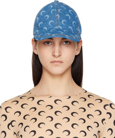 Šiltovka Marine Serre Marine Serre Moon Denim Baseball Cap Modrá | UHG048A CDEN0002, 0