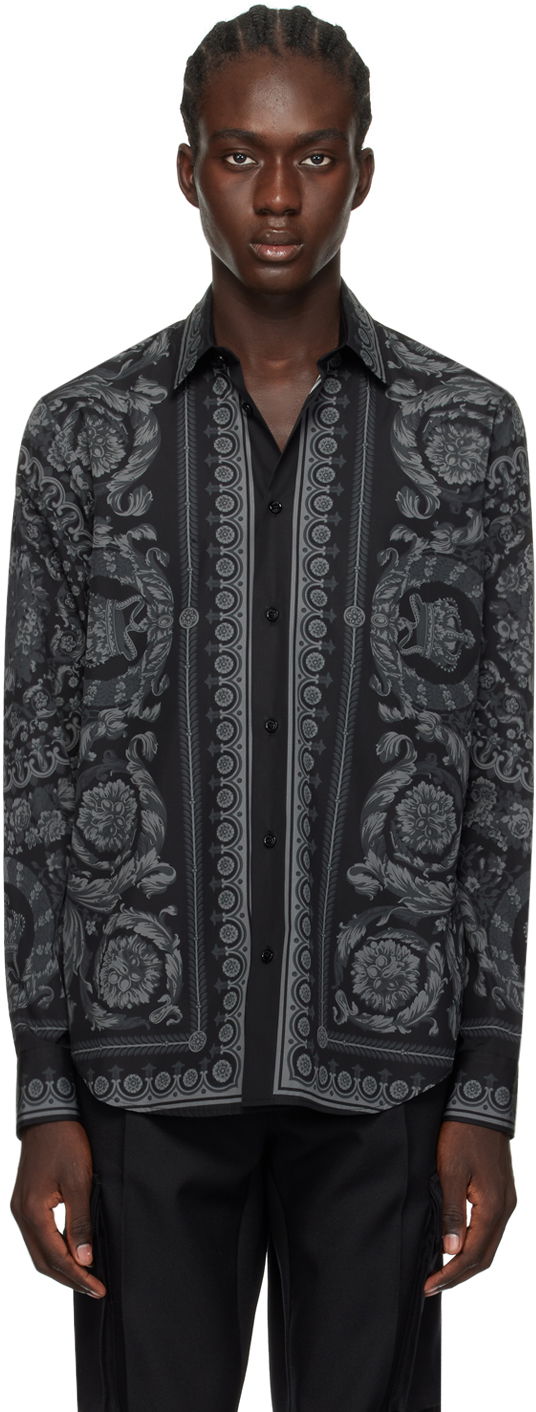 Košeľa Versace Black Barocco Shirt Čierna | 1008574_1A09757, 0