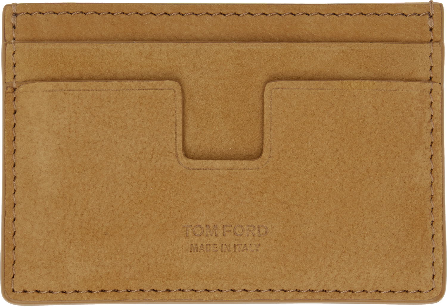 Peňaženka Tom Ford Tom Ford Classic Nubuck Card Holder Hnedá | Y0232-LCL449G, 0