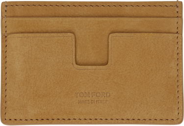 Peňaženka Tom Ford Tom Ford Classic Nubuck Card Holder Hnedá | Y0232-LCL449G, 0