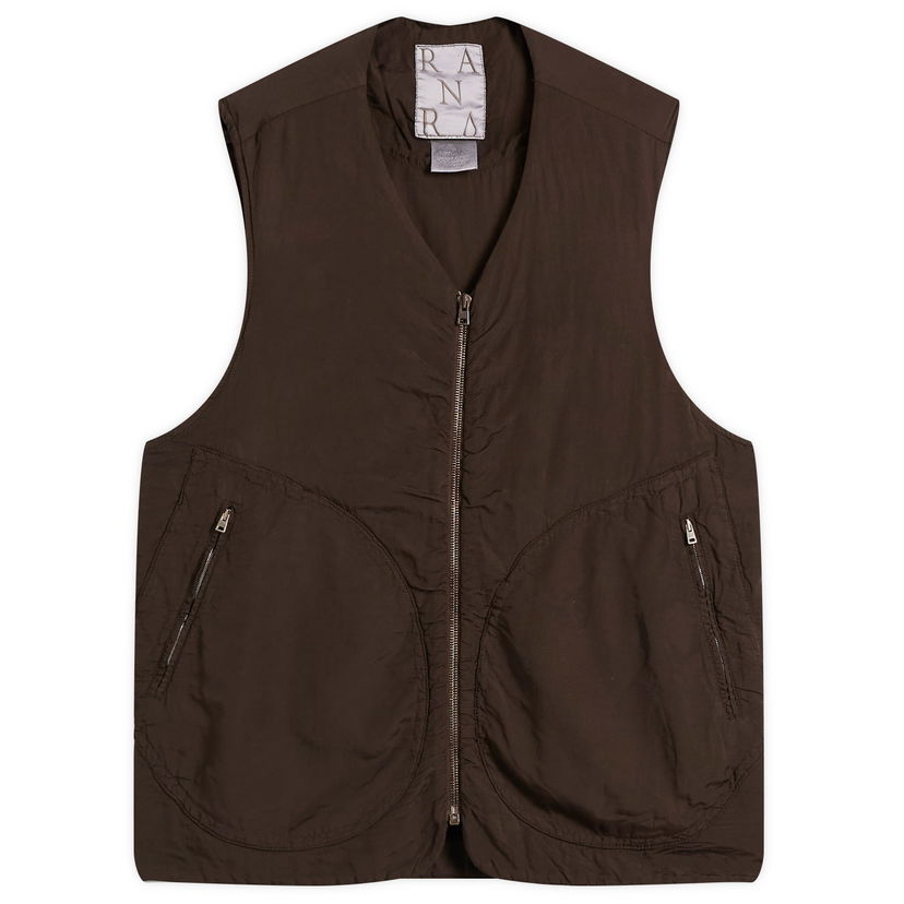 Vesta Ranra Ranra Mill Viscose Cotton Vest, Size Large Hnedá | AMFW25VE01589-C701