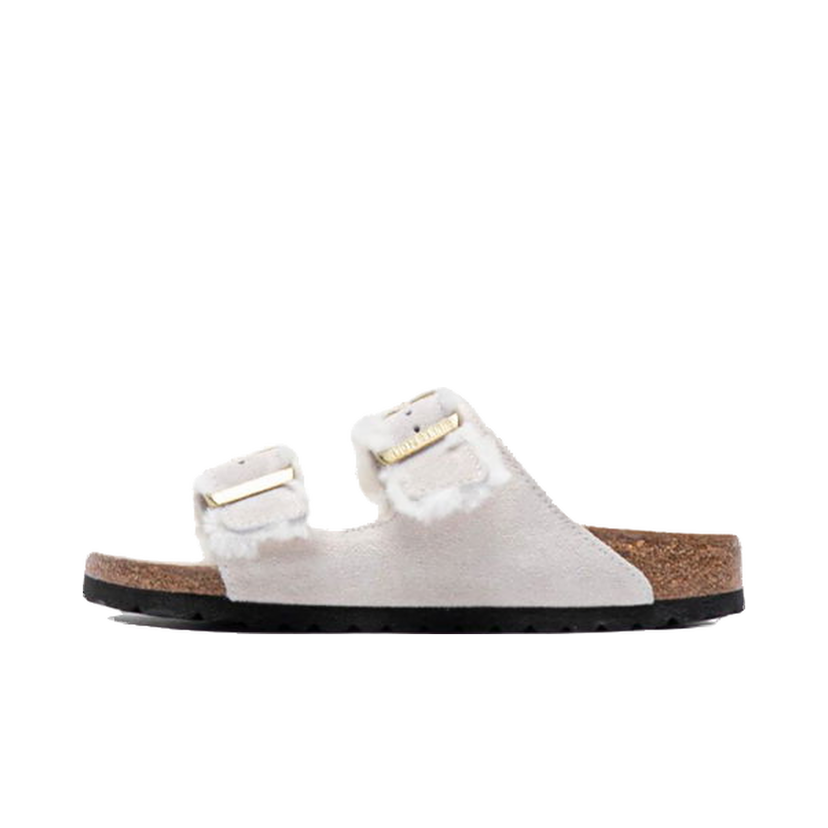 Tenisky a topánky Birkenstock Arizona Shearling Narrow Fit Sandals Biela | 1026193