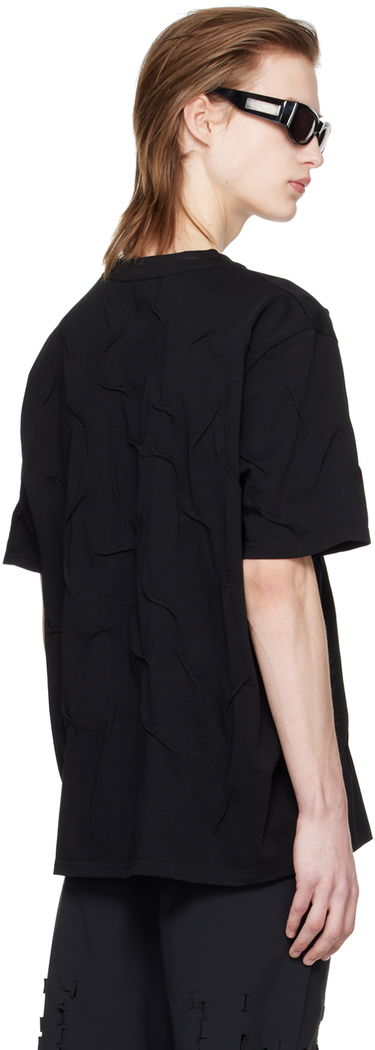 Tričko HELIOT EMIL Quadratic Texture T-Shirt Čierna | PRESS24_M_09_099_BLK01, 2