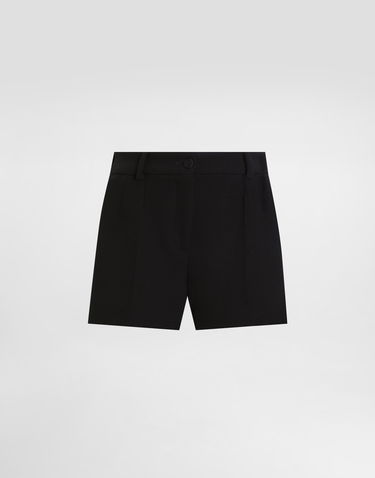 Šortky Dolce & Gabbana Dolce & Gabbana Wool Crepe Shorts Čierna | FTDBHTFU2TZN0000, 0