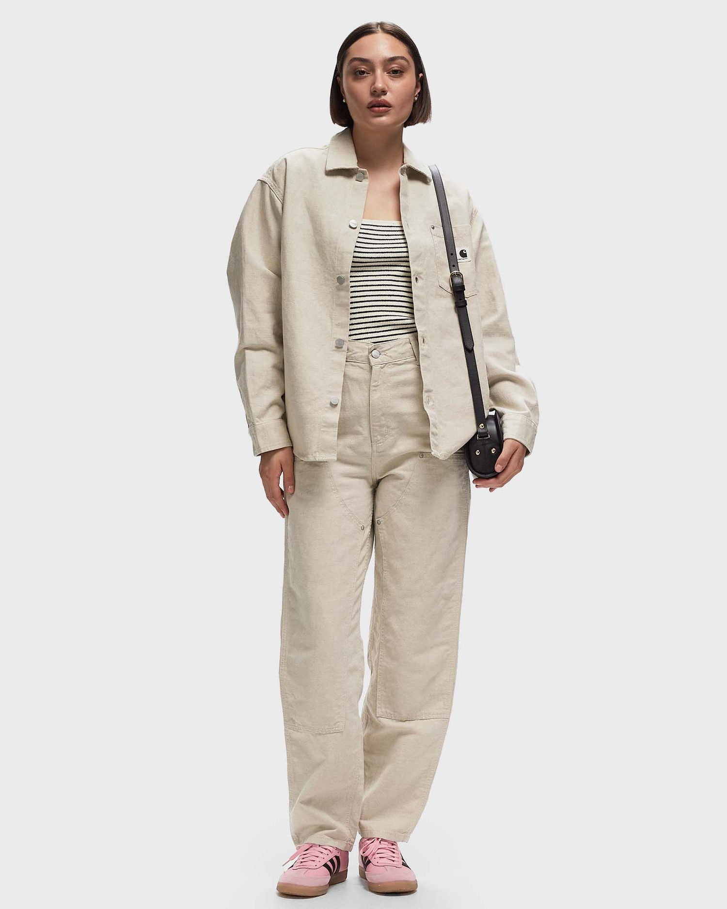 Nohavice Carhartt WIP WMNS Ethel Double Knee Pant Béžová | I033573-05.02, 1