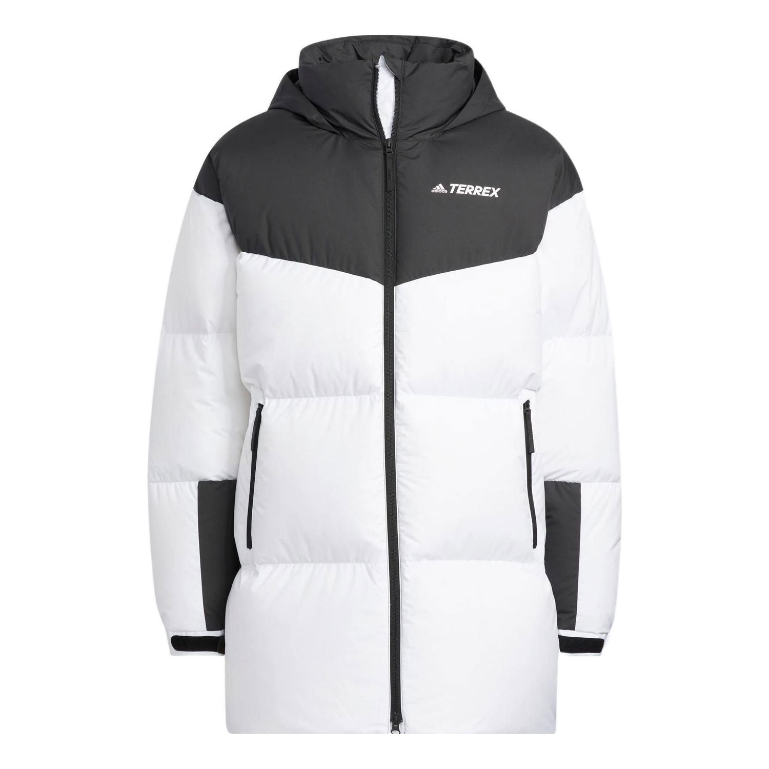 Prešívaná bunda adidas Performance Terrex Long Puffer Jacket Biela | HM9705, 0