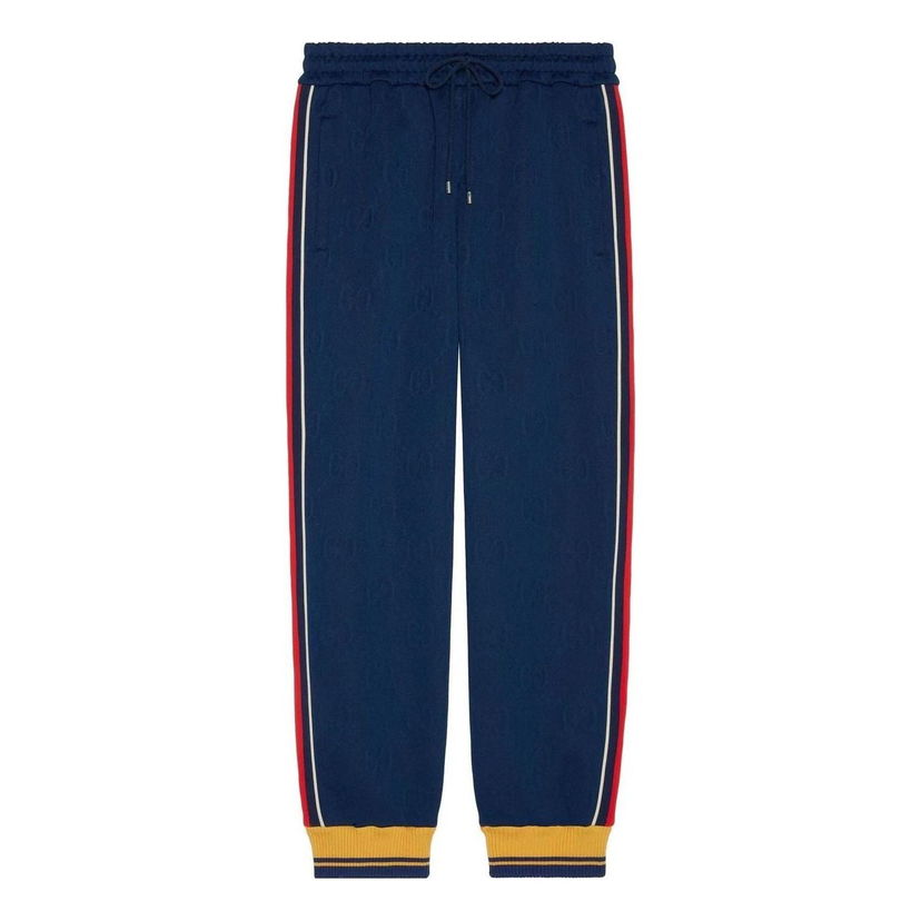 Tepláky Gucci Jacquard Jogging Pants Modrá | 675143-XJDVX-4463