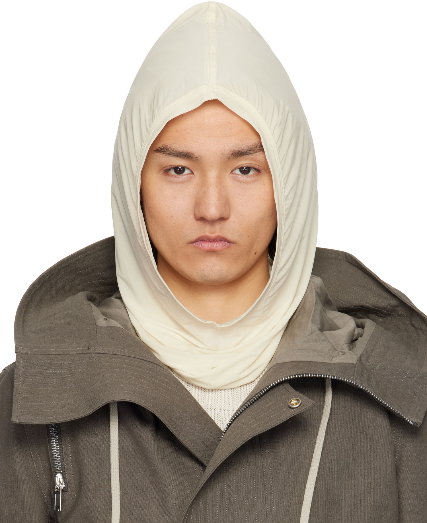 Parka Rick Owens Rick Owens Hollywood Jera Hood Béžová | RR01E5435 BZ, 0