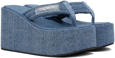 Šortky Coperni Coperni Wedge Denim Sandals Modrá | COPSH09202, 3