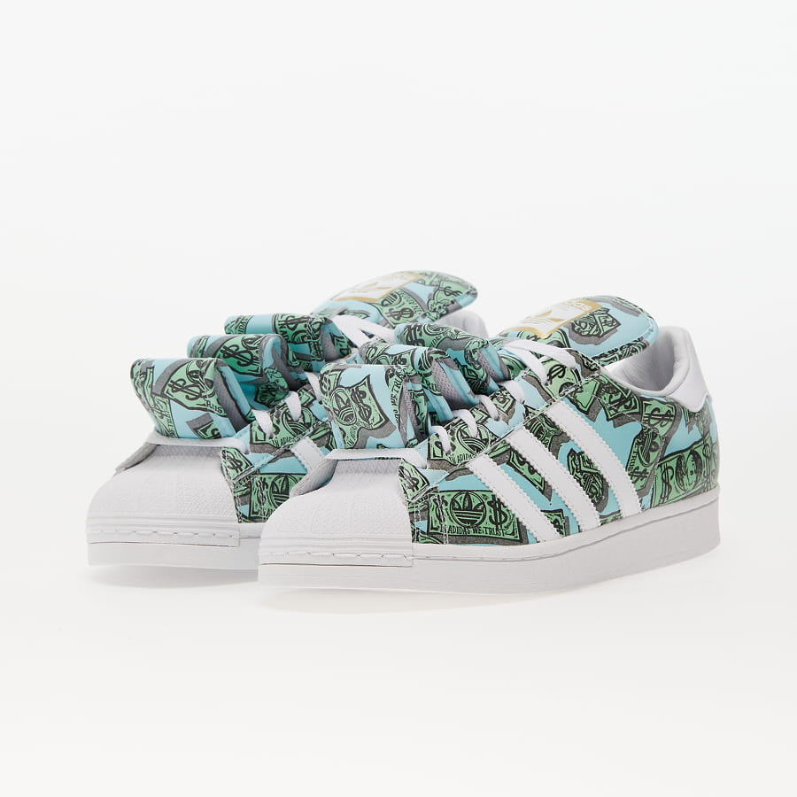 Tenisky a topánky adidas Originals Jeremy Scott x Money Superstar Zelené | HP6596, 1