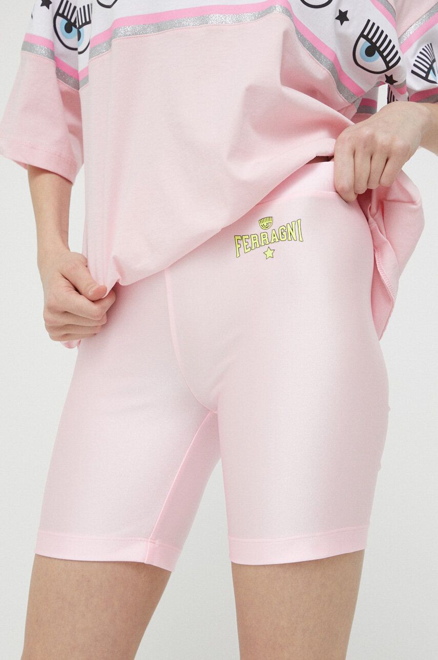 Šortky Chiara Ferragni Ferragni Stretch Shorts Ružová | 74CBD163, 0