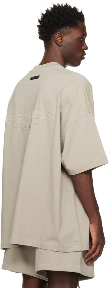 Tričko Fear of God Essentials V-Neck T-Shirt Šedá | 125SP244215F, 2
