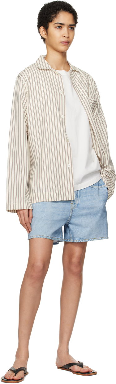 Šortky rag & bone Rag & Bone Women's Miramar Terry Walking Shorts Modrá | WCW24P40018201, 3
