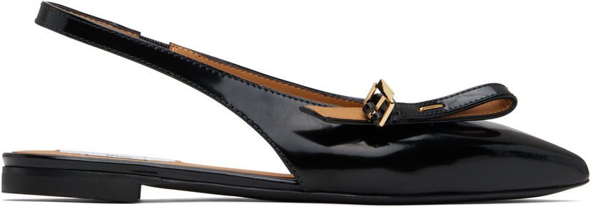 Oblečenie Moschino Moschino Buckled Bow Ballerina Flats Čierna | MA11040C1M MJ0 000