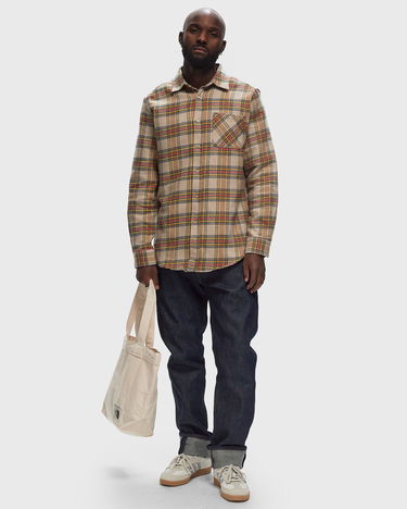 Košeľa Portuguese Flannel Flannel Long Sleeve Shirt Hnedá | AW24.051.LARS, 1