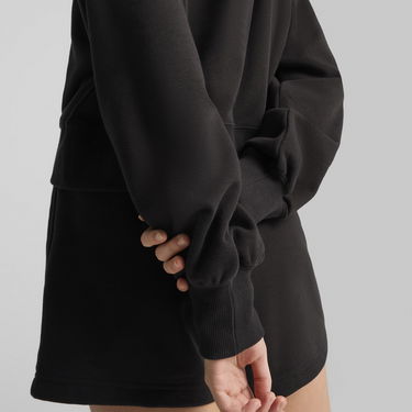 Mikina Puma WARDROBE ESS Relaxed Cropped Hoodie Čierna | 629746_01, 4