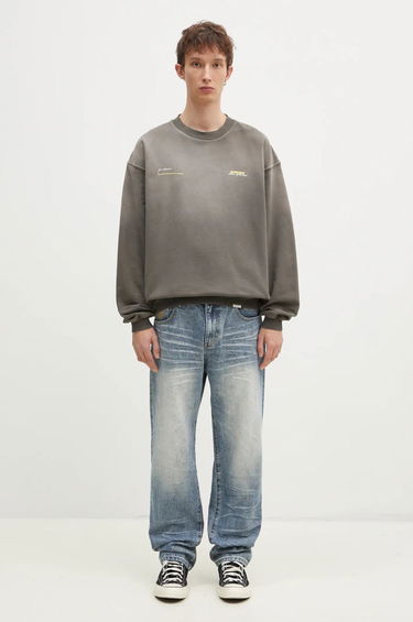 Mikina Represent Clo Represent Patron Of The Club Graphic Print Sweatshirt Šedá | MLM4272.16, 4