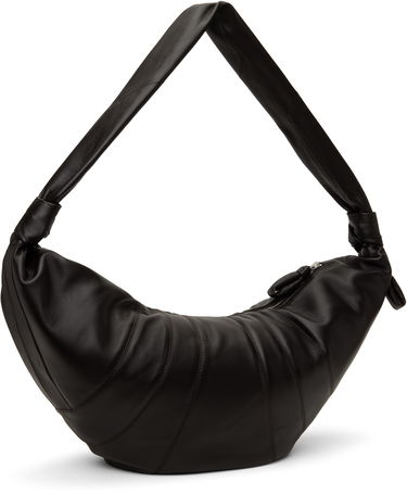 Taška cez rameno LEMAIRE LEMAIRE Large Croissant Leather Shoulder Bag Čierna | BG0000 LL095, 2