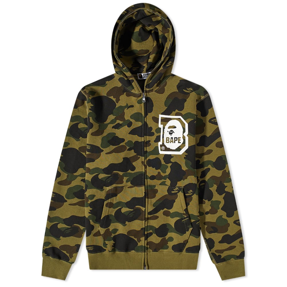 A Bathing Ape 1st Camo Full Zip Hoody