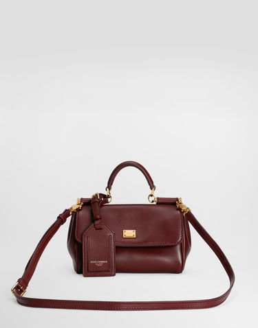 Kabelka Dolce & Gabbana My Sicily Leather Flap Bag Vínová | BB7864B732180346, 2