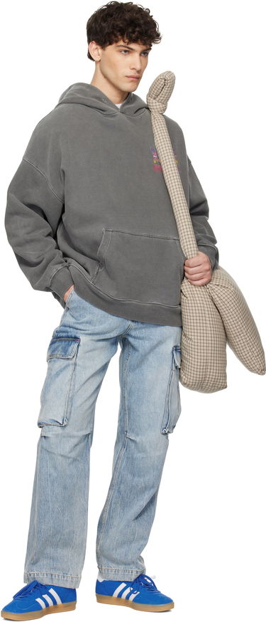 Mikina Ksubi Ksubi Global Ekcess Hoodie Šedá | MPS25FL004, 3