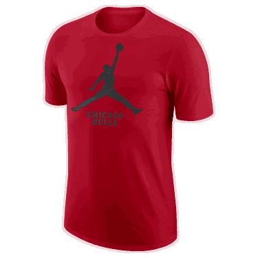 Tričko Jordan Essential NBA Chicago Bulls Tee Červená | FD1460-657, 0