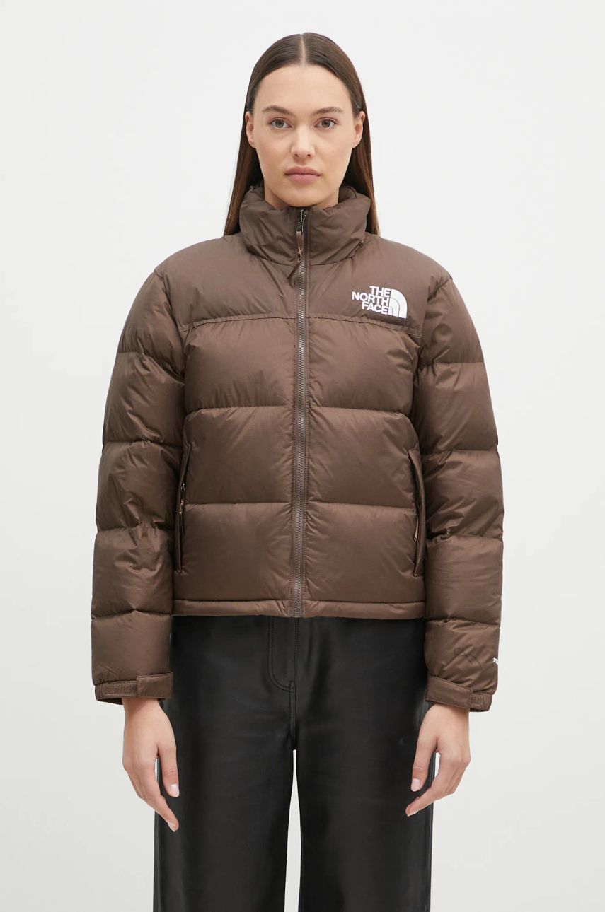 Prešívaná bunda The North Face Puffer Jacket 1996 Retro Nuptse Hnedá | NF0A3XEO1OI1, 0