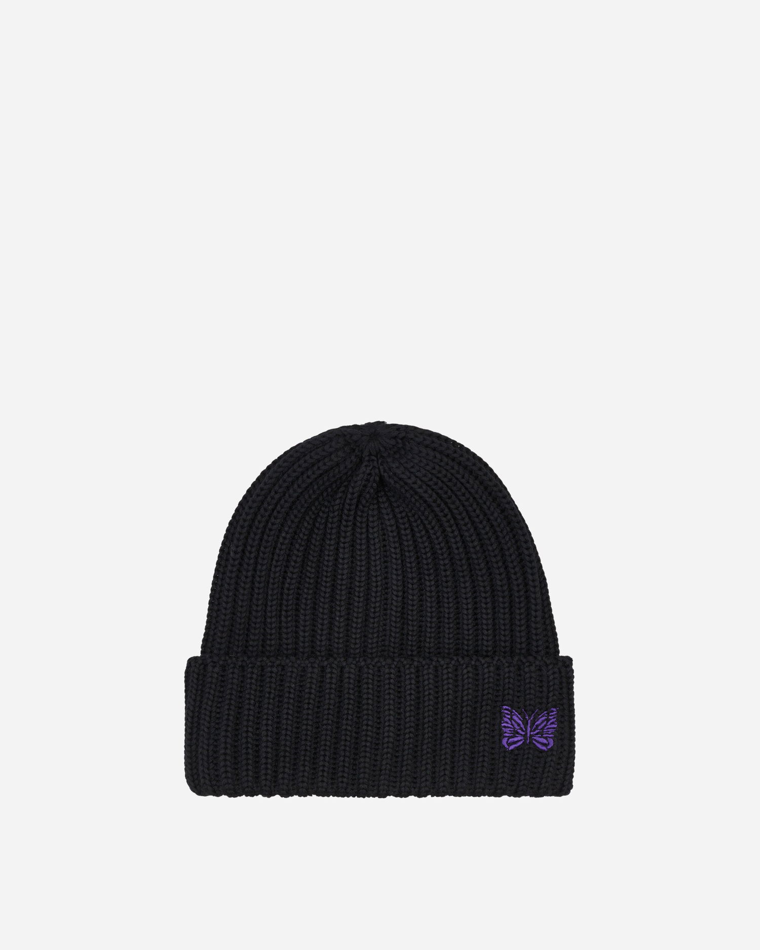 Kulicha Needles Embroidered Logo Ribbed Beanie Čierna | NS064 D, 1