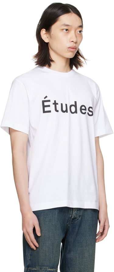 Tričko Études Wonder T-Shirt Biela | C00ME101A00700, 4