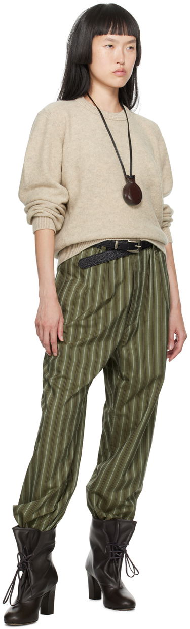 Sveter LEMAIRE Tilted Sweater Béžová | TO1087 LK085, 3