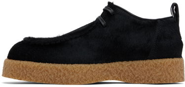 Tenisky a topánky Bottega Veneta Torino Hairy Lace-Up Derbys with Crepe Soles Čierna | 806448V2CU01000, 2