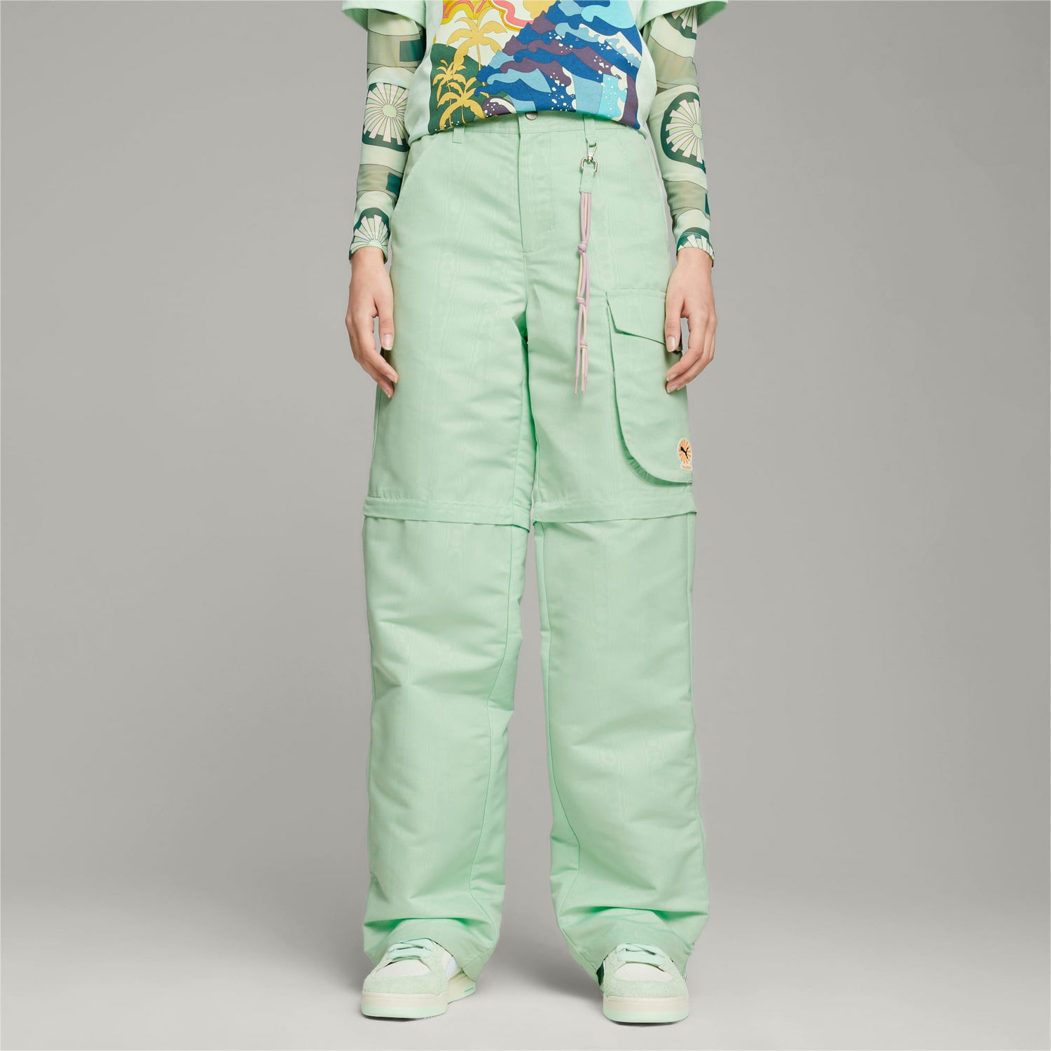 Nohavice Puma x Palomo Pants Zelené | 538801_32, 0