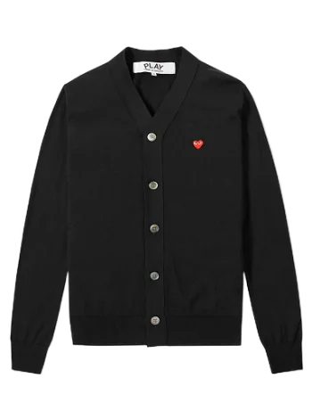 Comme des Garçons Play Small Red Heart Cardigan P1N054-1