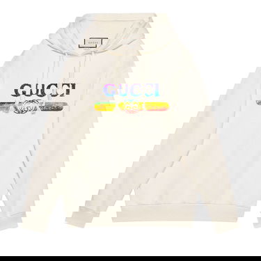 Mikina Gucci Sweatshirt With Sequin Logo ' Biela | 469251 XJASC 9480, 1