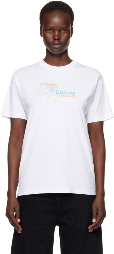Tričko Dime Dental Care Graphic T-Shirt Biela | DIMEHO2467WHT, 0