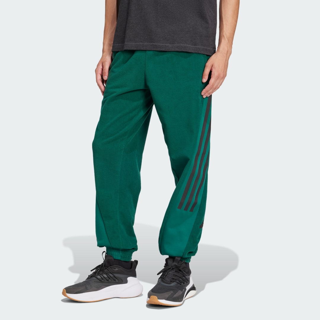 Tepláky adidas Performance Future Icons Polar Fleece Tracksuit Bottoms Zelené | IW6089, 0