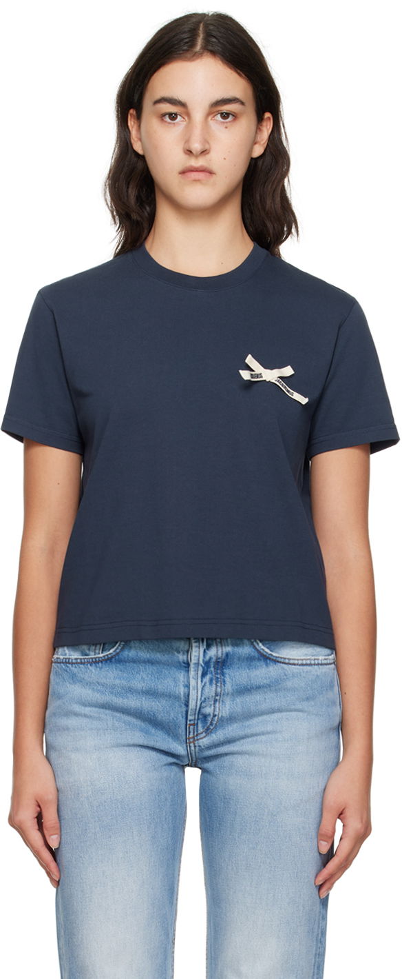 Tričko Jacquemus Le Chouchou 'Le T-Shirt Noeud' T-Shirt Navy | 23H233JS176-2003, 0